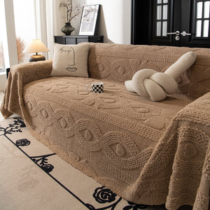 Soft Plush Fleece Throw Blanket for Couch Solid Cute Warm Couch Cover Blanket for Winter