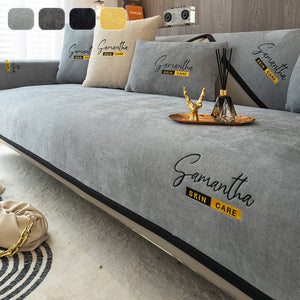 Non-Slip Cat Scratch Furniture Cover for Leather Sofas, Chenille Sofa Towels Covers I