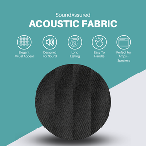 TruWeave™ Acoustic Fabric by SoundAssured - Single Layer (100% Acoustically Transparent)