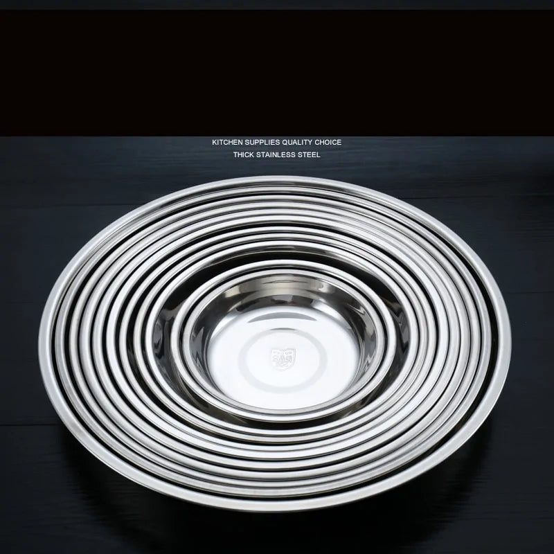 Stainless Steel Tableware Dinner Plate