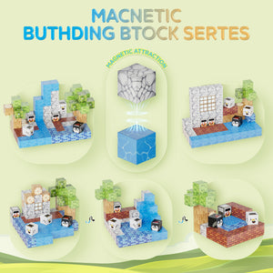 Contixo ST13 Magnetic Blocks, 100 PCS Magnetic Building Cube Game, Sensory Toys for Boys & Girls, STEM Stacking Toy Gifts for Age 3-12 by Contixo