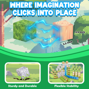 Contixo ST14 Magnetic Blocks, 145 PCS Magnetic Building Cube Game, Sensory Toys for Boys & Girls, STEM Stacking Toy Gifts for Age 3-12 by Contixo