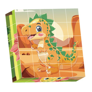 Contixo ST9 25-Piece Magnetic Dinosaur Puzzle Blocks – 6 Puzzles in One by Contixo