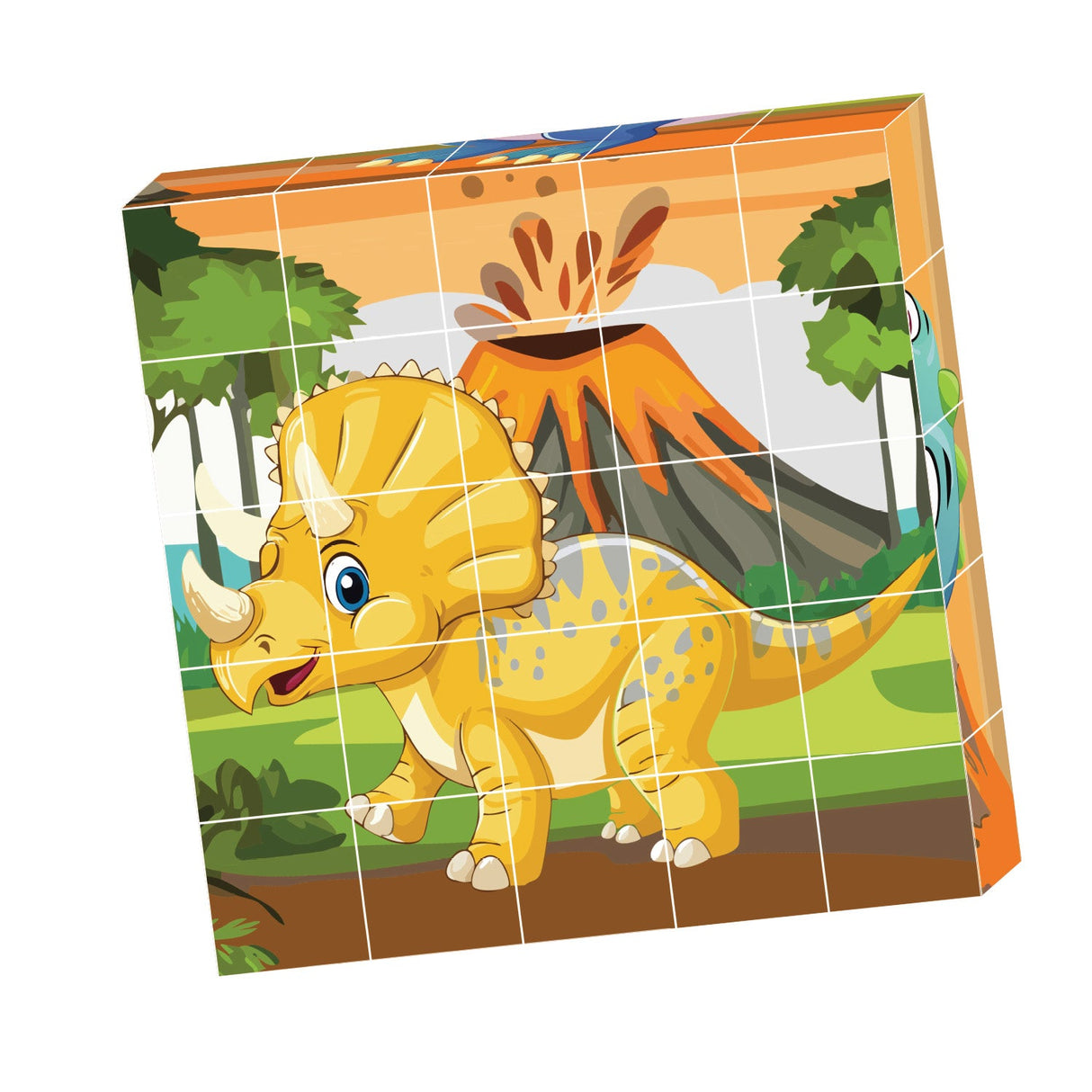 Contixo ST9 25-Piece Magnetic Dinosaur Puzzle Blocks – 6 Puzzles in One by Contixo