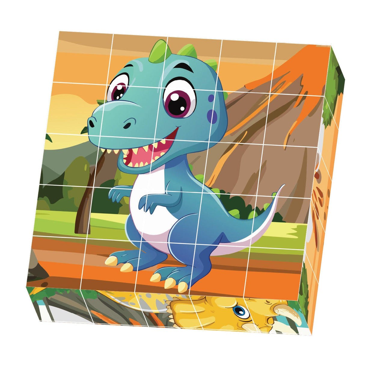 Contixo ST9 25-Piece Magnetic Dinosaur Puzzle Blocks – 6 Puzzles in One by Contixo