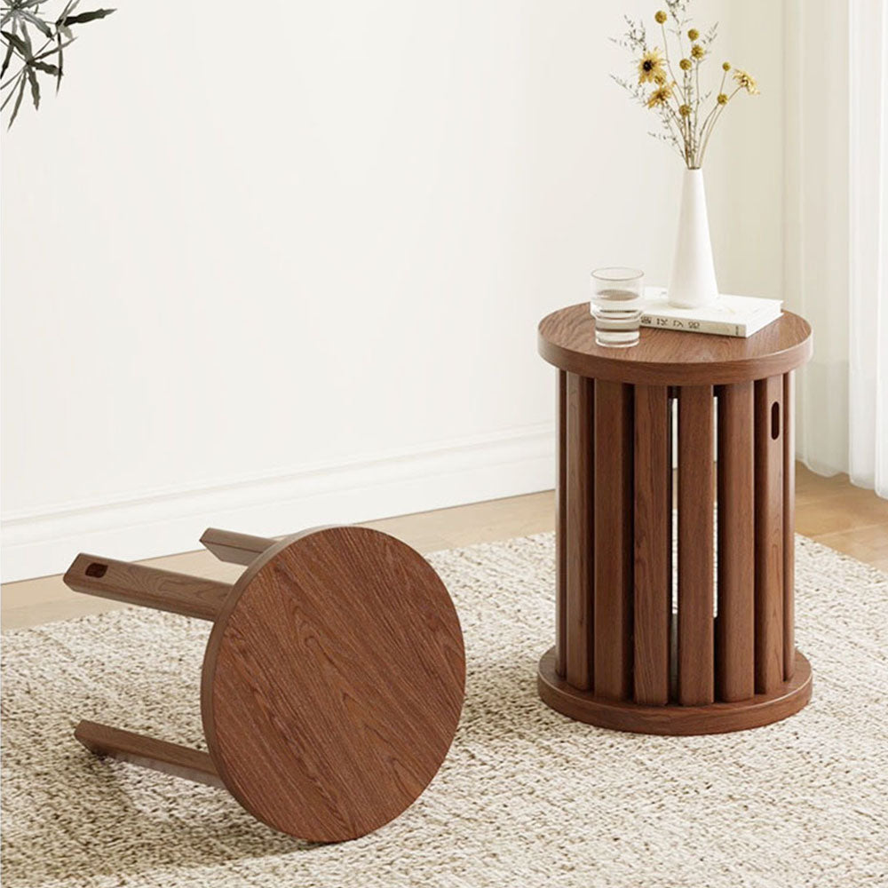 4-in-1  Solid Wood Stool Side Table