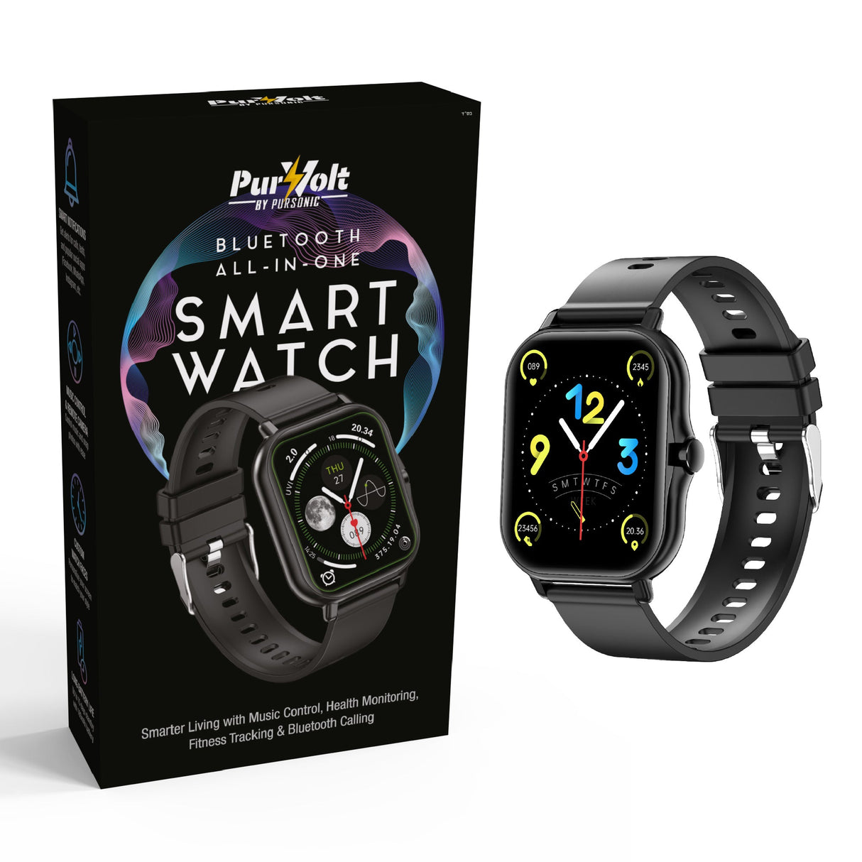 Ultimate Mobile Essentials Bundle – Smart Watch, 10,000mAh Power Bank & True Wireless Earbuds