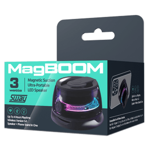 Sway MagBoom LED Magnetic Bluetooth Speaker by Sway
