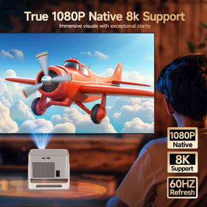 Magcubic HY350Max 900ANSI Android 14 Projector Auto Focus Projector Support 8K Native 1080P Wifi6 BT5.4 16G Allwinner H726 Portable Projector