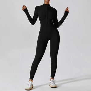 Winter Workout Wear  Cozy Jumpsuit