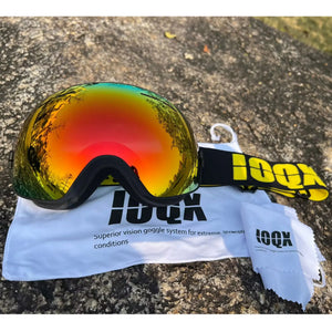 Clear Vision on the Slopes  Double Layer Ski Goggles