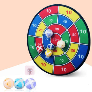 Kid Friendly Sticky Ball Dartboard with Suction Cups