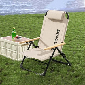 Comfortable Camping Chair  Adjustable Foldable  with Pillows