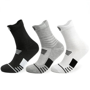 Pack of Men's High Elastic Tube Socks
