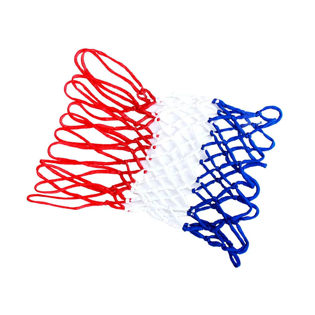 Standard Size Red White & Blue Basketball Net 6mm Nylon