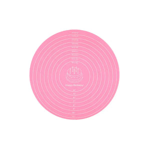 Silicone Baking Mat Nonstick Pastry Turntable Dough Kneading Pad with Scale