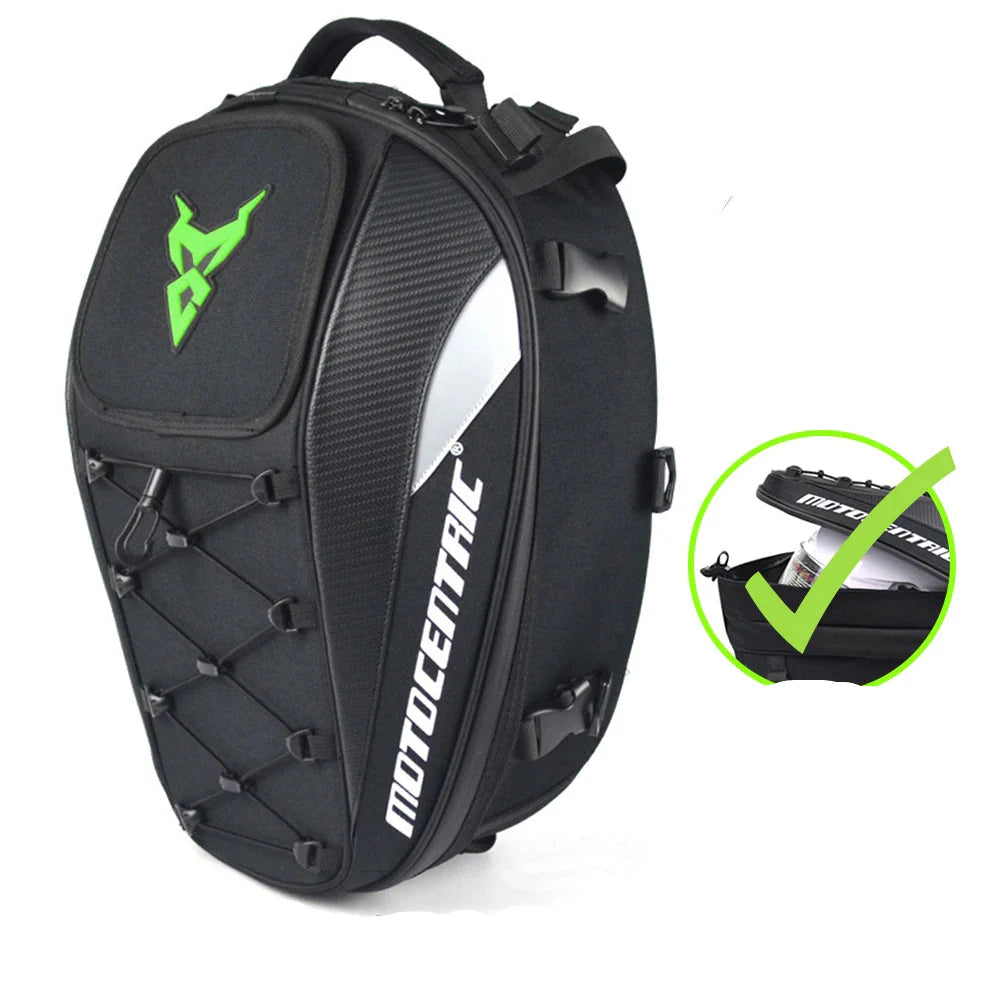 Conquer Any Ride Multifunction Motorcycle Rear Seat Bag with High Capacity