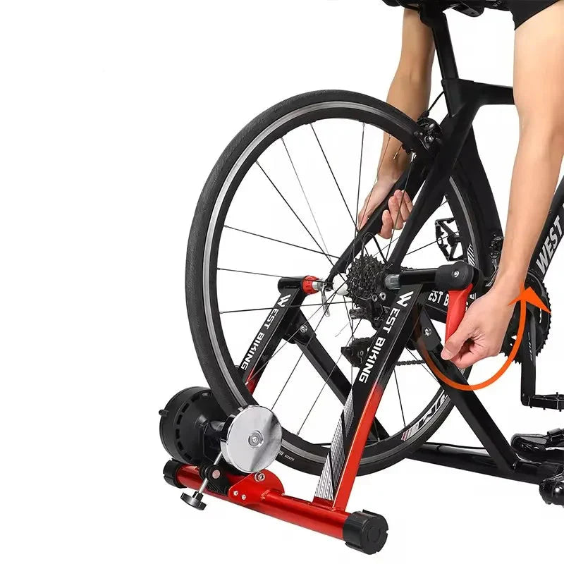 Level Up Your Indoor Cycling  6-Speed Magnetic Bike Trainer