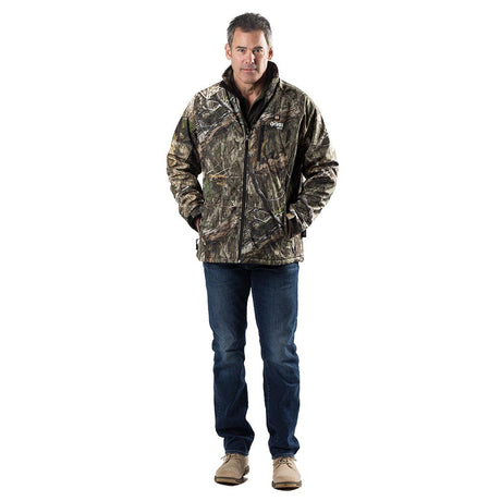 Sahara Heated Hunting Jacket - Mossy Oak® Camo by Gobi Heat