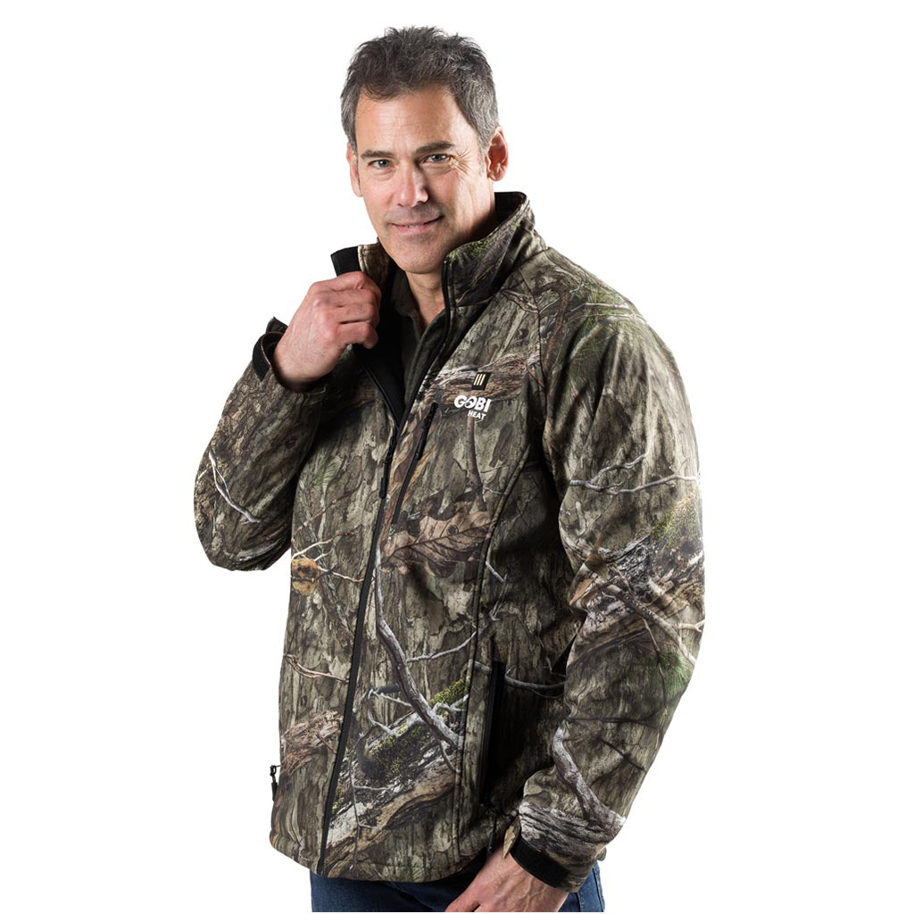 Sahara Heated Hunting Jacket - Mossy Oak® Camo by Gobi Heat