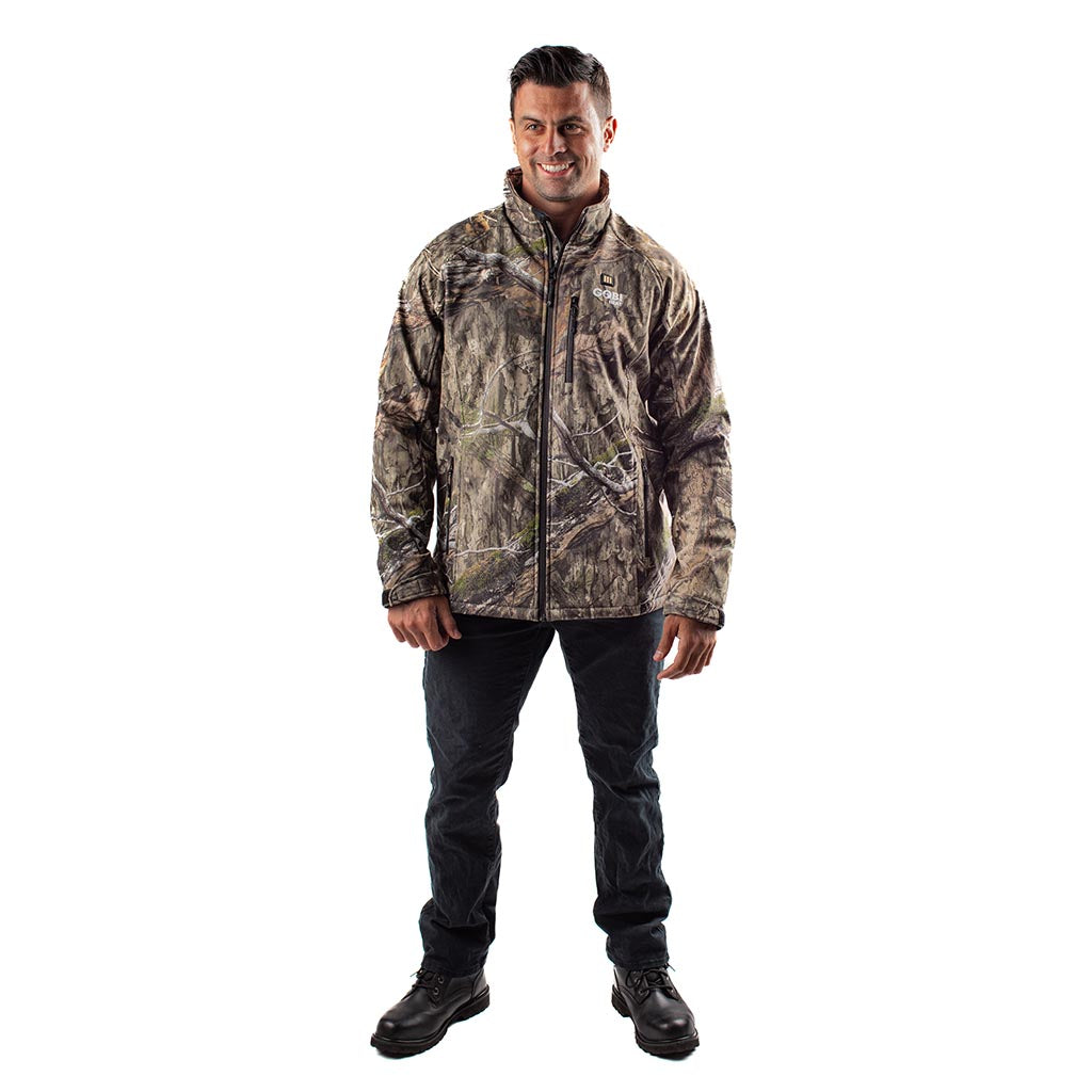 Sahara Heated Hunting Jacket - Mossy Oak® Camo by Gobi Heat