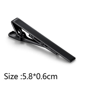 Simple Tie Clip Men Metal Copper Necktie Bar Clip Gold Silver Black 3 Bright Colors Best Gifts For Your Father Lover And Friends  Simple Classic Bar Clasp Practical Necktie Accessories Fashion Men Tie Clips Luxury Clothing Jewelry