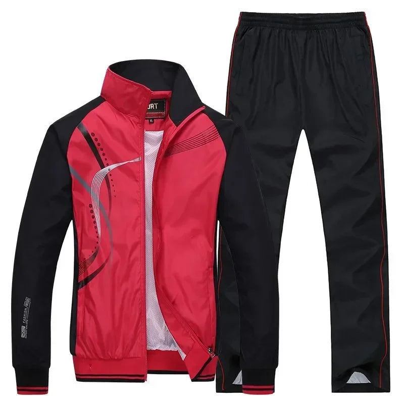 Perfect for Spring Autumn Men's 2 Piece Set