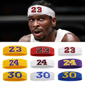 24" Cotton Athletic Headband  Sweat Wicking & Durable