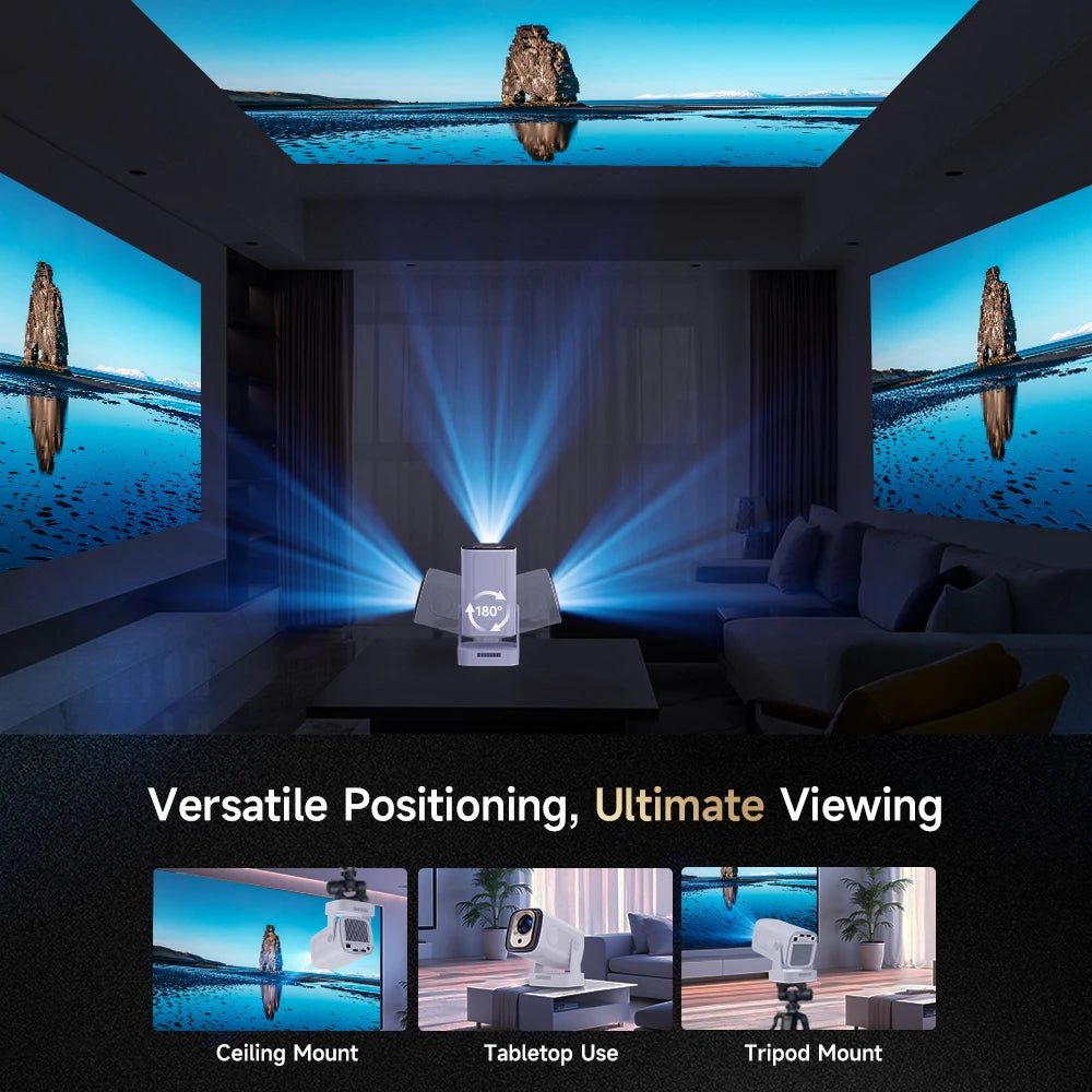 Magcubic HY310 Home Projector 1080P Mini Projector 4K AF Native 5W Speaker Air Mouse Voice Assistant Upgrated 330ANSI Android11