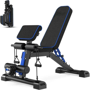 Adjustable Foldable Weight Bench for Home Gyms