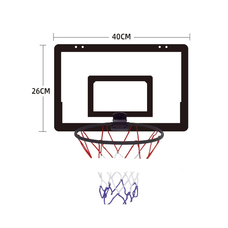 Punch Free Wall-Mounted Basketball Hoop