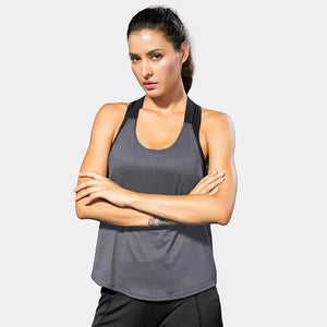 Breathable Black Tank Tops for Running & Yoga