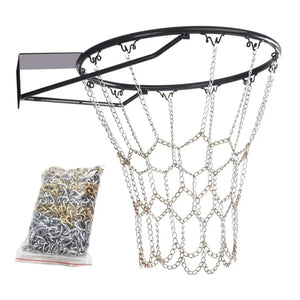 Heavy-Duty Basketball Target Net Outdoor Steel Chain
