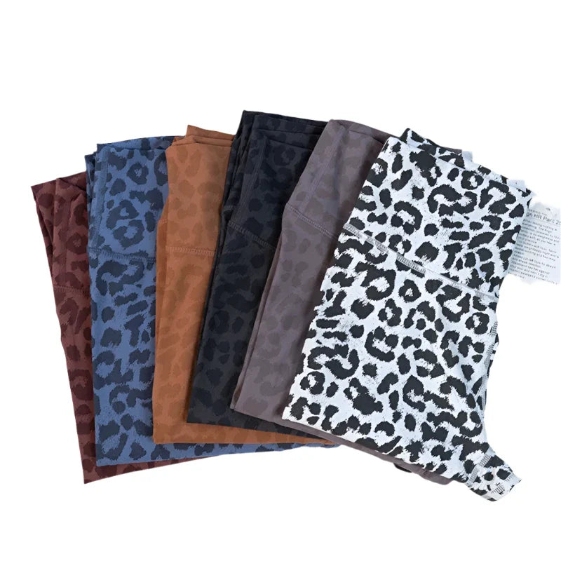 Women's Leopard Print Running Leggings