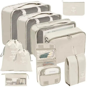7/8/9/10/11 Pcs Set Travel Organizer Storage Bags Suitcase Packing Cubes Set Cases Portable Luggage Clothes Shoe Tidy Pouch