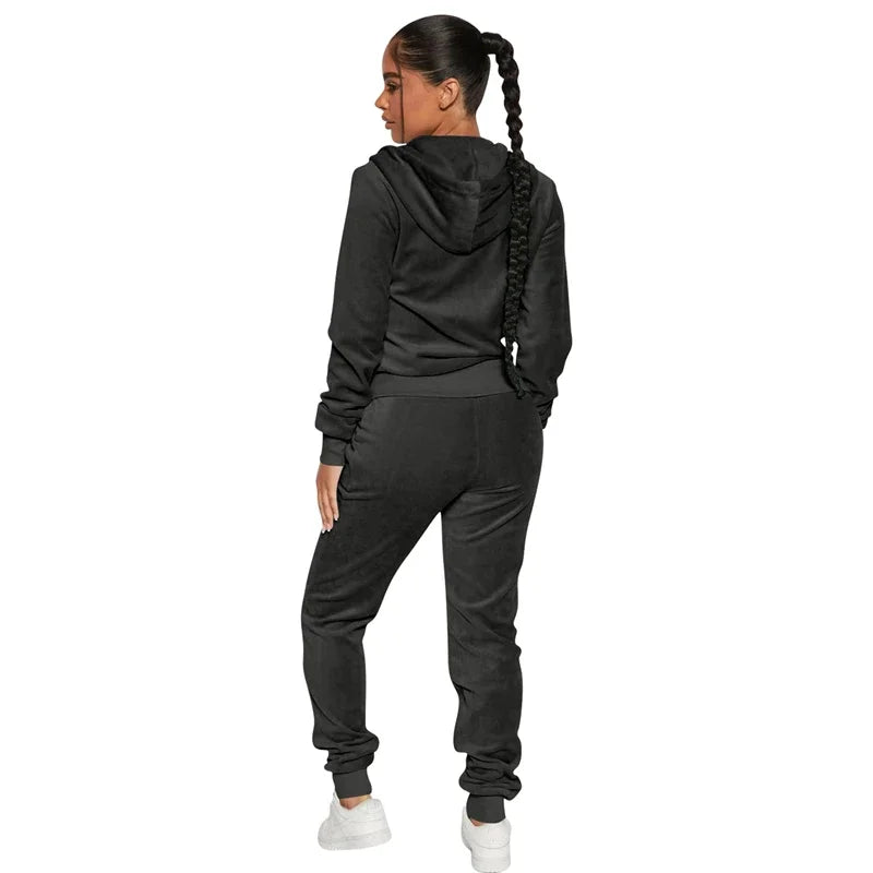 Cozy Comfort Velvet Pant Sets for Women