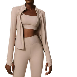 Breathable Plus Size Fitness Suit for Women