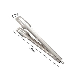 304 Stainless Steel BBQ Tongs Cooking Utensils
