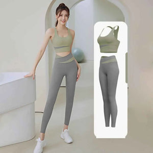 Patchwork Yoga Set for Women