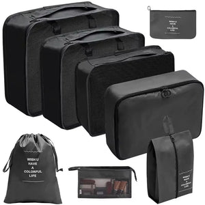 7/8/9/10/11 Pcs Set Travel Organizer Storage Bags Suitcase Packing Cubes Set Cases Portable Luggage Clothes Shoe Tidy Pouch