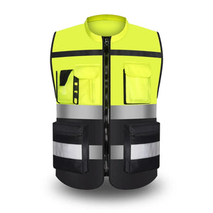 Reflective Construction Vest Improved Visibility, Enhanced Safety