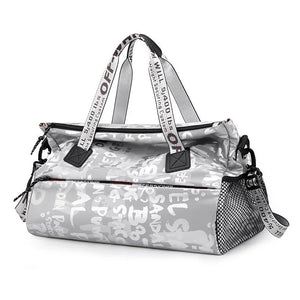 Women's Gym & Travel Bag with Wet/Dry Compartment
