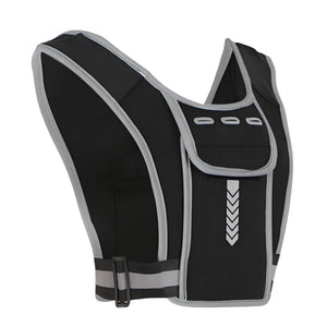 Reflective Running Vest with Phone Pocket