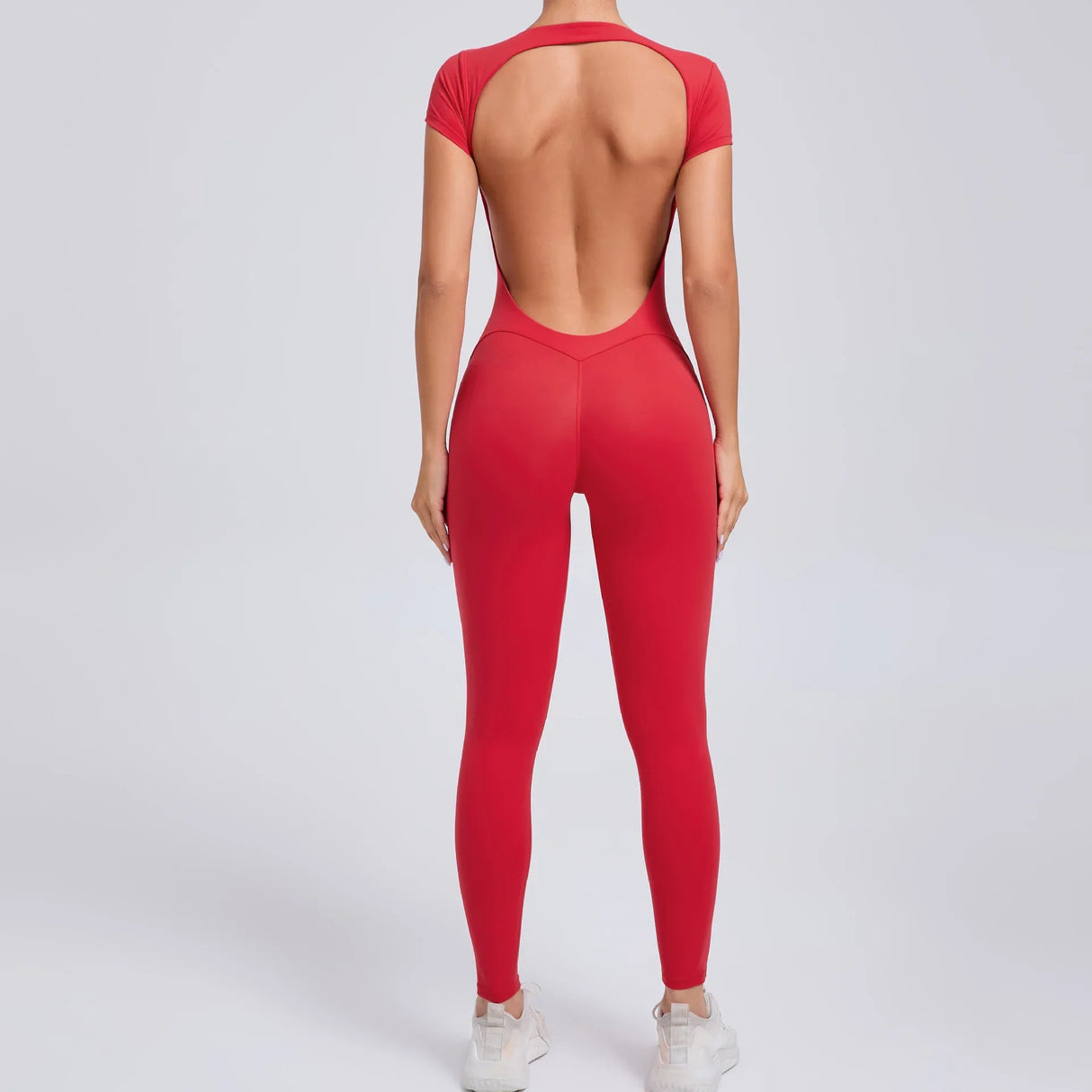 Breathable Yoga Jumpsuit with Hip Lifting Design
