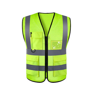 High Visibility Safety Vest for Traffic and Nighttime Safety