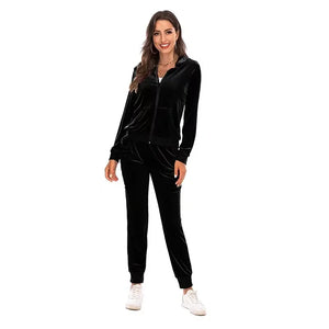 Perfect for Fall Women's 2-Piece Velvet Set