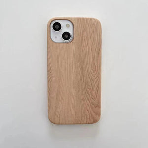 Luxury Wood Phone Case For iPhone 13 12 11 Pro X XS Max XR 8 7 Plus SE Retro Soft Wood Case Slim Hard Cover with Real Wooden Finish Protective Cover
