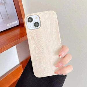 Luxury Wood Phone Case For iPhone 13 12 11 Pro X XS Max XR 8 7 Plus SE Retro Soft Wood Case Slim Hard Cover with Real Wooden Finish Protective Cover