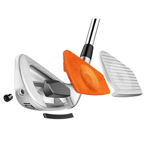 7-Piece Golf Iron Set: Silver  4-9P  R/S Flex