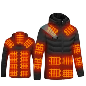 Heated Jacket for Men & Women  USB Electric Winter Coat